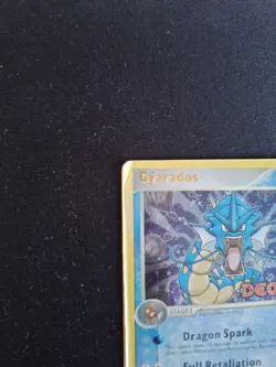 Pokemon TCG Gyarados 8/107 EX Deoxys Holo Rare 90 HP (2005) EN - DMG - Image 5