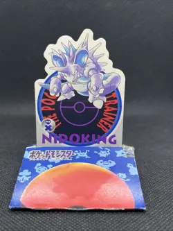 Nidoking 034 Pokemon Slide Up Card Carddass Nintendo BANDAI 1998Pokemon Japanese - Image 1