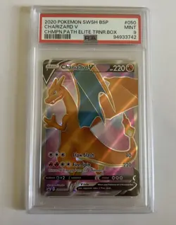 Charizard V SWSH050 SWSH: Sword & Shield Promo Cards Holo PSA 9 - Image 1