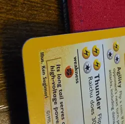 Pokemon Raichu 16/130 Base Set 2 Holo Rare 80 HP Stage 1 English Card - Image 5