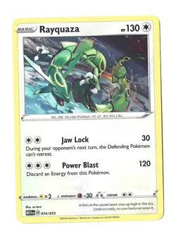 Rayquaza 014/015 2025 McDonalds Happy Meal Pokemon Dragon Discovery TCG Card #14 - Image 1