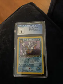 Dark Gyarados Team Rocket 1st Edition Holo CGC 9 8/82 Pokemon TCG Card - Image 1
