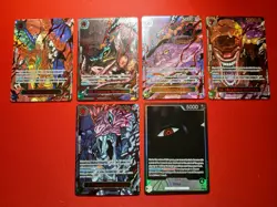 Carrying On His Will OP13 Demon/God Pack 5 Elders Red Alt Art (6) CARDS Total - Image 1