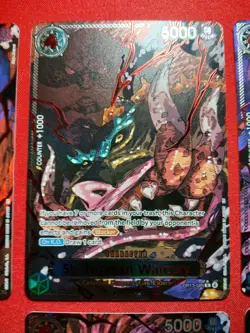 Carrying On His Will OP13 Demon/God Pack 5 Elders Red Alt Art (6) CARDS Total - Image 3