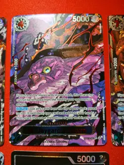 Carrying On His Will OP13 Demon/God Pack 5 Elders Red Alt Art (6) CARDS Total - Image 4