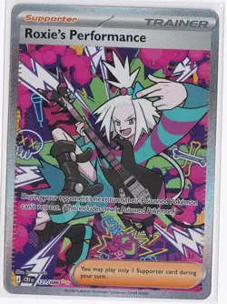 Roxie's Performance SIR 121/086 Chaos Rising CRI Pokemon Card - Image 1