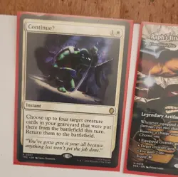 Wizards of the Coast MTG TMNT 5-Card Lot - ContinueU Raph's Jitte + More - Image 5