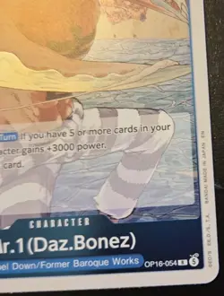 Mr. 1 (Daz.Bonez) OP16-054 Foil Rare The Time Of Battle One Piece Card Game - Image 5