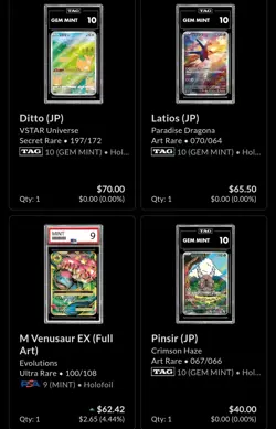 🔥Pokemon Graded Cards Lot🔥 Umbreon Blastoise Charizard Venusaur Pikachu Etc. - Image 3