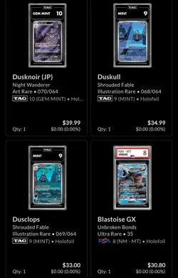🔥Pokemon Graded Cards Lot🔥 Umbreon Blastoise Charizard Venusaur Pikachu Etc. - Image 4