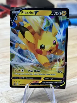 Pikachu V SWSH285 Holo Promo Pokemon Card NM - Image 1