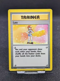 Lass 75/102 Rare Base Set Pokemon Card WOTC LP-NM - Image 1
