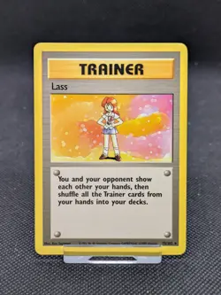 Lass 75/102 Rare Base Set Pokemon Card WOTC LP-NM - Image 5