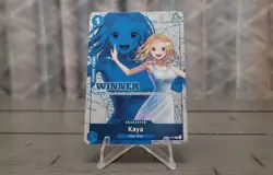 Bandai One Piece TCG Kaya - WINNER Foil & Promo OP03-044 EN Character Card - Image 2