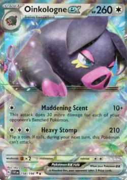 Oinkologne ex Holo Double Rare Prize Pack Series Cards 158/198 NM - Image 1