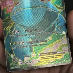 Venusaur EX Full Art 141/146 XY Base Set Ultra Rare Pokemon Card HP DMG - Image 5