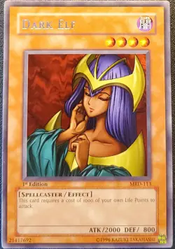 Yu-Gi-Oh! Dark Elf - MRD-113 - Metal Raiders 1st Edition (2002) NM - Image 1