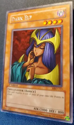 Yu-Gi-Oh! Dark Elf - MRD-113 - Metal Raiders 1st Edition (2002) NM - Image 3