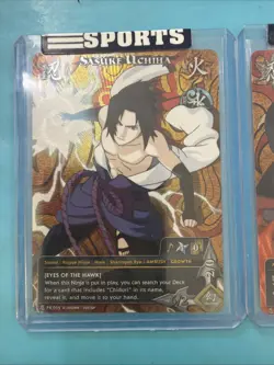 (3) Card LOT Naruto TCG CCG Itachi Uchiha InfernoFoil Promo Card English NM-MT - Image 2