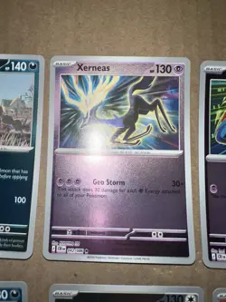 Lot of 8 misprint offset holo ink ERROR pokemon cards all are near mint! - Image 3