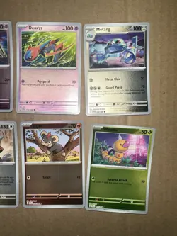 Lot of 8 misprint offset holo ink ERROR pokemon cards all are near mint! - Image 5