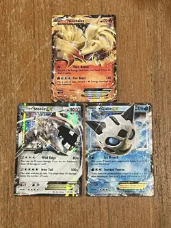 Pokemon EX Holo Card Lot 3 Cards NM - Image 1