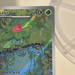 Pokemon TCG Ivysaur Scarlet & Violet 151 Illustration Rare Card 167/165 - Image 3