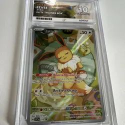 Eevee 2025 Black Star Promo #173 ACE 10 Pokemon Card - Image 2
