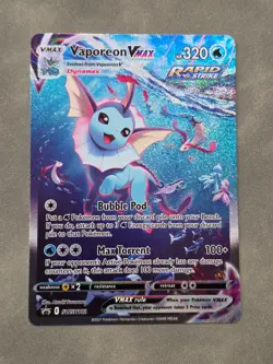 Vaporeon VMAX SWSH182 SWSH: Sword & Shield Promo Cards Holo NEAR MINT CONDITION - Image 2