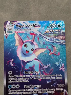 Vaporeon VMAX SWSH182 SWSH: Sword & Shield Promo Cards Holo NEAR MINT CONDITION - Image 3