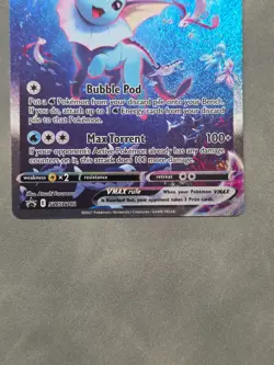 Vaporeon VMAX SWSH182 SWSH: Sword & Shield Promo Cards Holo NEAR MINT CONDITION - Image 4