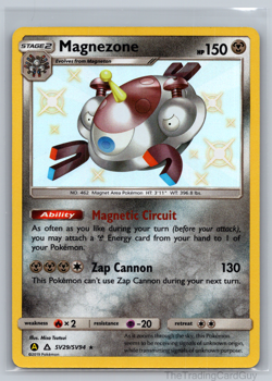 Magnezone - SV29/SV94 - Pokemon Hidden Fates Sun & Moon Shiny Rare Card NM - Image 1