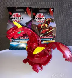 COMBO Cyborg Helios Red Pyrus Brawlers 20 Cards BAKUGAN Battle Planet RESURGENCE - Image 1