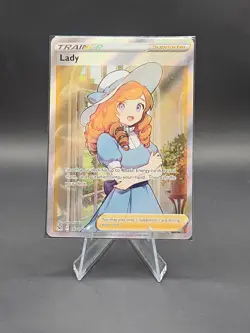 Pokemon TCG Lady 193/196 Near Mint Full Art Ultra Rare Holo Card Lost Origin - Image 3