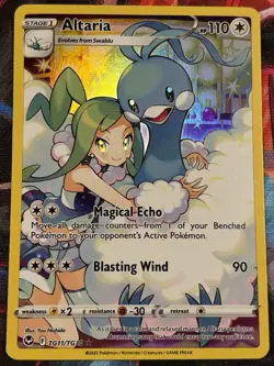 Pokemon Card- Altaria TG11/TG30- Silver Tempest Trainer Gallery- VLP - Image 2