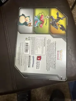 Snorlax & Eevee Tag Team EMPTY Tin Pokemon TCG No Cards - Image 3