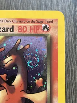 Pokemon TCG Card Dark Charizard Team Rocket ENG HOLO SWIRL - Image 2