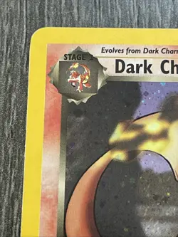 Pokemon TCG Card Dark Charizard Team Rocket ENG HOLO SWIRL - Image 3