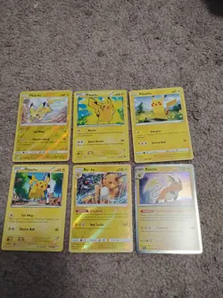 Pokemon Cards. Lot.Of 6 Pikachu/ Raichu Cards - Image 1