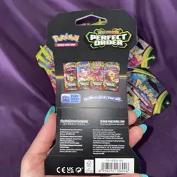 2026 Pokemon Mega Evolution Perfect Order Booster Packs TCG Sealed Lot Of 4 - Image 3