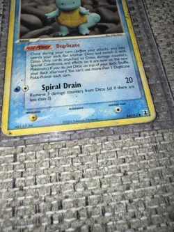 Pokemon TCG Delta Species Ditto (Squirtle) 64/113 English 2005 - Image 2