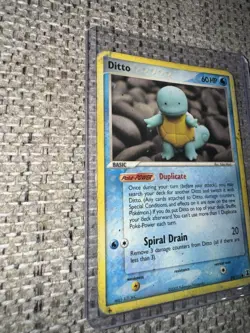 Pokemon TCG Delta Species Ditto (Squirtle) 64/113 English 2005 - Image 3