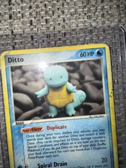 Pokemon TCG Delta Species Ditto (Squirtle) 64/113 English 2005 - Image 4