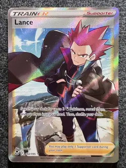 Lance 192/195 Ultra Rare Holo Pokemon Card NM - Image 1