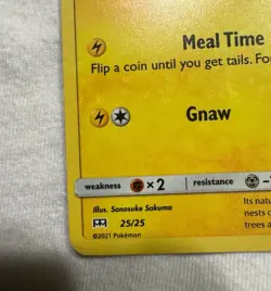 Pokemon Pikachu TCG 25th Anniversary McDonald’s Holo Card 25/25 Promo 2021 - Image 3