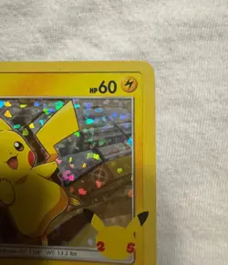 Pokemon Pikachu TCG 25th Anniversary McDonald’s Holo Card 25/25 Promo 2021 - Image 5
