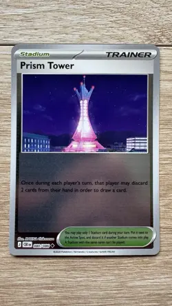 Pokemon Prism Tower 080/086 ME04: Chaos Rising Uncommon Reverse Holo Card NM - Image 1