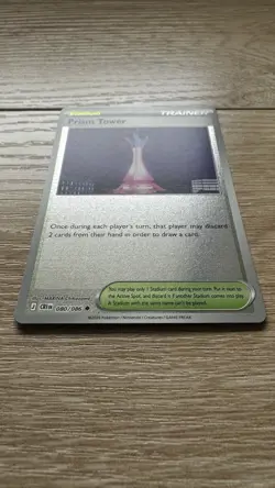 Pokemon Prism Tower 080/086 ME04: Chaos Rising Uncommon Reverse Holo Card NM - Image 2