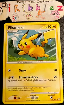 Pikachu 120/147 NM Non Holo Vintage Supreme Victors Pokemon Card! - Image 1