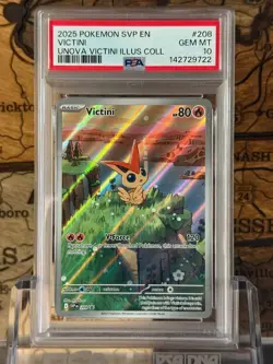 Victini 208 Sv: Scarlet & Violet Promo Cards Holo PSA 10 - Image 1
